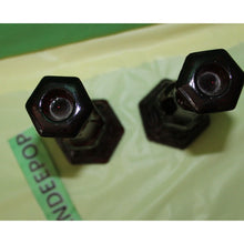 Load image into Gallery viewer, Ruby Red Glass Avon Cape Cod 1876 Pair Of Charisma Cologne Candlesticks Empty
