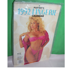 Load image into Gallery viewer, Vintage 1992 Playboy Lingerie Spiral Top Wall Calendar
