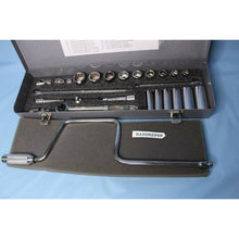 Load image into Gallery viewer, Midland Supply Wrench Set Standard Socket 3/8" Drive 23 Piece In Metal Case 5120

