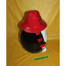 Load image into Gallery viewer, Rae Dunn Handsome Devil Gnome Seal Tight Ceramic Canister Halloween Spider Web
