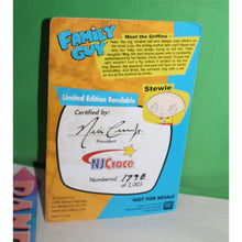 Load image into Gallery viewer, Family Guy NJ Croce Freakin' Sweet Bendable Stewie Toy Fair 1,798/2005 Sealed
