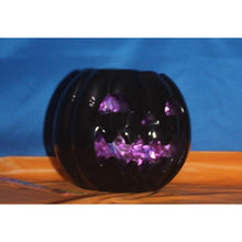Load image into Gallery viewer, Bath And Body Works Purple Glitter Crystal Pumpkin Candle Holder Halloween 2024
