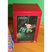 Load image into Gallery viewer, Carlton Heirloom New Home Dated 1997 Squirrel With Key Christmas Ornament
