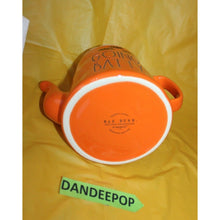 Load image into Gallery viewer, Rae Dunn Going Batty Orange Halloween Theme Teapot Tea Beverage Server
