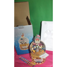 Load image into Gallery viewer, Disney Store Mickey's Yankee Doodle Dandy Musical Snow Water Globe July 4 1776
