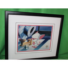 Load image into Gallery viewer, Warner Bros Animaniacs Pinky And The Brain Jockeying For Position Animation Cel
