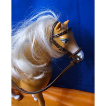 Load image into Gallery viewer, Mattel Barbie Walking Beauty Tan Horse 1997 Vintage Toy Pet
