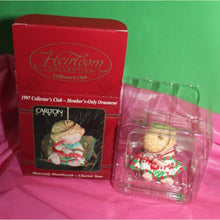 Load image into Gallery viewer, Carlton Heirloom Collector's Club 1997 Member's Only Ornament Heavenly Handiwork
