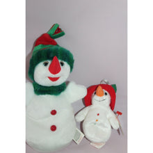Load image into Gallery viewer, TY Snow Girl Beanie 2008 Stuffed Toy And Jingle Beanies Chillin' Snowman
