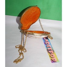 Load image into Gallery viewer, Vintage Original Clamshell Hinged Evening Bag Purse Nautical Design
