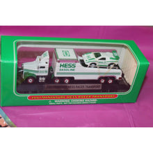 Load image into Gallery viewer, 16 PC Hess 2001 Miniature Racer Car Transport Truck Holiday Toy Christmas In Box
