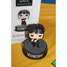 Load image into Gallery viewer, The Addams Family Wednesday Rave N Dance Pop Hallmark Musical Magic Ornament 24
