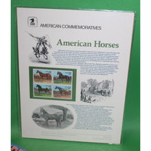 Load image into Gallery viewer, American Commemoratives American Horses USPS Stamps 249 September 25, 1985
