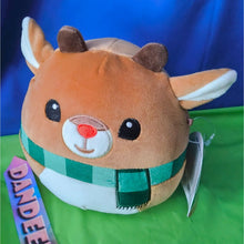 Load image into Gallery viewer, Rudolph The Red Nosed Reindeer Squishmallows Stuffed Plush Jazwares 60th Anniv

