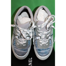 Load image into Gallery viewer, Chanel Fabric And Suede Calfskin Blue And Gray Sneakers G34360 Size Women's 36
