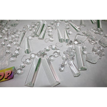 Load image into Gallery viewer, Over 25 Strands Dangling Chandelier Crystals Lampwork Pieces Crafts Restoration
