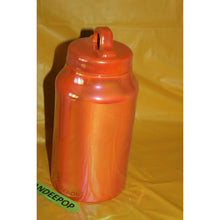 Load image into Gallery viewer, Rae Dunn Bugs &amp; Hisses Orange Luster Finish Ceramic Canister Halloween Decor
