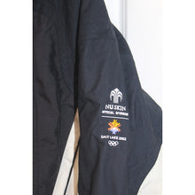 Load image into Gallery viewer, Marker Black &amp; White Salt Lake City 2002 Olympic Sponsored Winter Jacket Men's L
