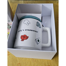 Load image into Gallery viewer, Miffy Starbucks Coffee Collaboration Ceramic Mug With Cover 14 Oz Limited 2026
