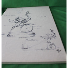 Load image into Gallery viewer, Nano Lopez Elizabeth Nanimals Ostrich Signature Art Giclee Canvas 186/199
