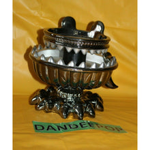 Load image into Gallery viewer, Bath &amp; Body Works 2021 Monster Glow Halloween 3 Wick Jar Pedestal Candle Holder
