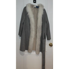 Load image into Gallery viewer, Ing Loro Piana Guy La Roche Natural Fawn Light Fox Finland Fur Coat XS Gray
