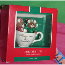 Load image into Gallery viewer, Hallmark Friendship Time Vintage 1989 Christmas Holiday Ornament
