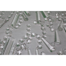 Load image into Gallery viewer, Over 25 Strands Dangling Chandelier Crystals Lampwork Pieces Crafts Restoration
