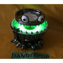 Load image into Gallery viewer, Bath &amp; Body Works 2021 Monster Glow Halloween 3 Wick Jar Pedestal Candle Holder
