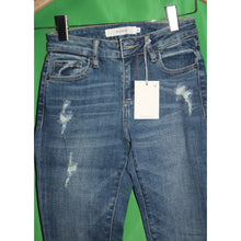 Load image into Gallery viewer, Hidden Amelia Skinny Distressed Blue Jeans Size Women's 24 Cut HD 269

