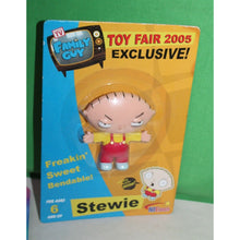 Load image into Gallery viewer, Family Guy NJ Croce Freakin' Sweet Bendable Stewie Toy Fair 1,798/2005 Sealed
