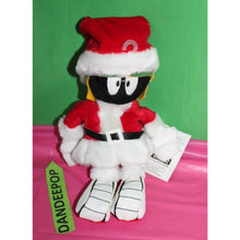 Load image into Gallery viewer, Warner Bros Santa Marvin The Martian Bean Bag Plush With Tags 1998 Looney Tunes
