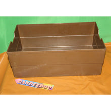 Load image into Gallery viewer, TWA Airlines Brown Plastic Empty Galley Kitchen Vintage Food Storage Container
