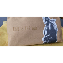 Load image into Gallery viewer, Bath &amp; Body Works Star Wars Dopp Bag This Is The Way Mandalorian Grogu Tan
