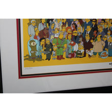 Load image into Gallery viewer, The Simpsons Where's Bart? Giclee Framed Art Limited Ed 303/500 200 Episode Fox
