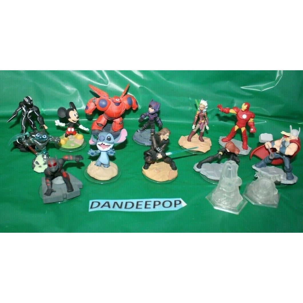 13 Assorted Disney Infinity Portal Interactive Game Toy Figures 2.0 3.0 Rare
