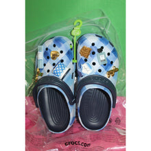 Load image into Gallery viewer, Bath &amp; Body Works Gingham Crocs Collab Sandals Clog Footwear W/ 8 Jibbitz W7 M5
