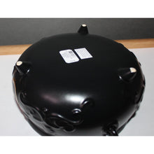 Load image into Gallery viewer, Bath &amp; Body Works Black Footed Round Cauldron Body Care Holder Vanity Halloween
