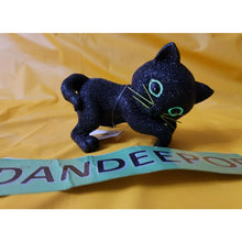 Load image into Gallery viewer, Bath &amp; Body Works 2021 Black Cat Candle Hanger Glow In The Dark Eyes Halloween
