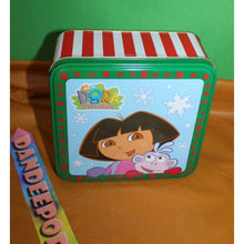 Load image into Gallery viewer, Nickelodeon Carlton Cards Dora The Explorer Friends Ornament Trio Set In Tin Box

