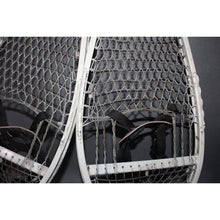 Load image into Gallery viewer, Vintage Original Military Issued Aluminum With Stainless Steel Cabling Snowshoes
