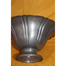 Load image into Gallery viewer, Antique Pilgrim 2339 F S Crest Solid Pewter Metal Vase Bowl Centerpiece
