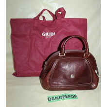 Load image into Gallery viewer, Giuda Italy Brown Leather Designer Women's Handbag With Bag
