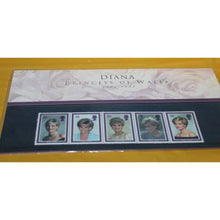 Load image into Gallery viewer, Diana Princess Of Wales 1961-1997 Royal Mint Stamps 26 Commemorative With Card
