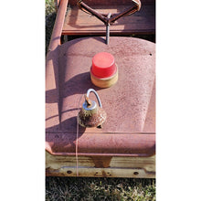 Load image into Gallery viewer, Antique AMF Hook And Ladder Pedal Car Firetruck Red Steel With Siren intact Toy
