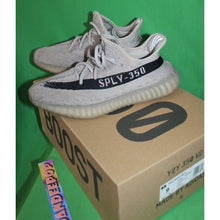 Load image into Gallery viewer, Adidas 350 V2 Originals Yeezy Boost Slate Black Sneakers Men&#39;s Size 9 HP7870
