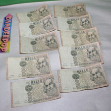 Load image into Gallery viewer, 10 Marco Polo 1000 Lire Mille Banca D&#39;Italia Italy Paper Money 1982
