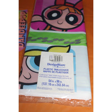 Load image into Gallery viewer, DesignWare American Greetings Powerpuff Girls Mania Plastic Tablecover 54 x 96"
