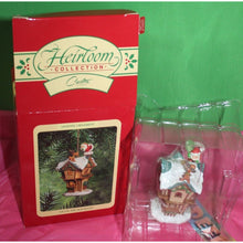 Load image into Gallery viewer, Carlton Heirloom Up On The Housetop 1993 Christmas Holiday Ornament 126061-8
