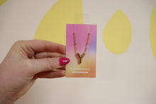 Load image into Gallery viewer, Gold Balloon Letter Necklace-Stainless Steel
